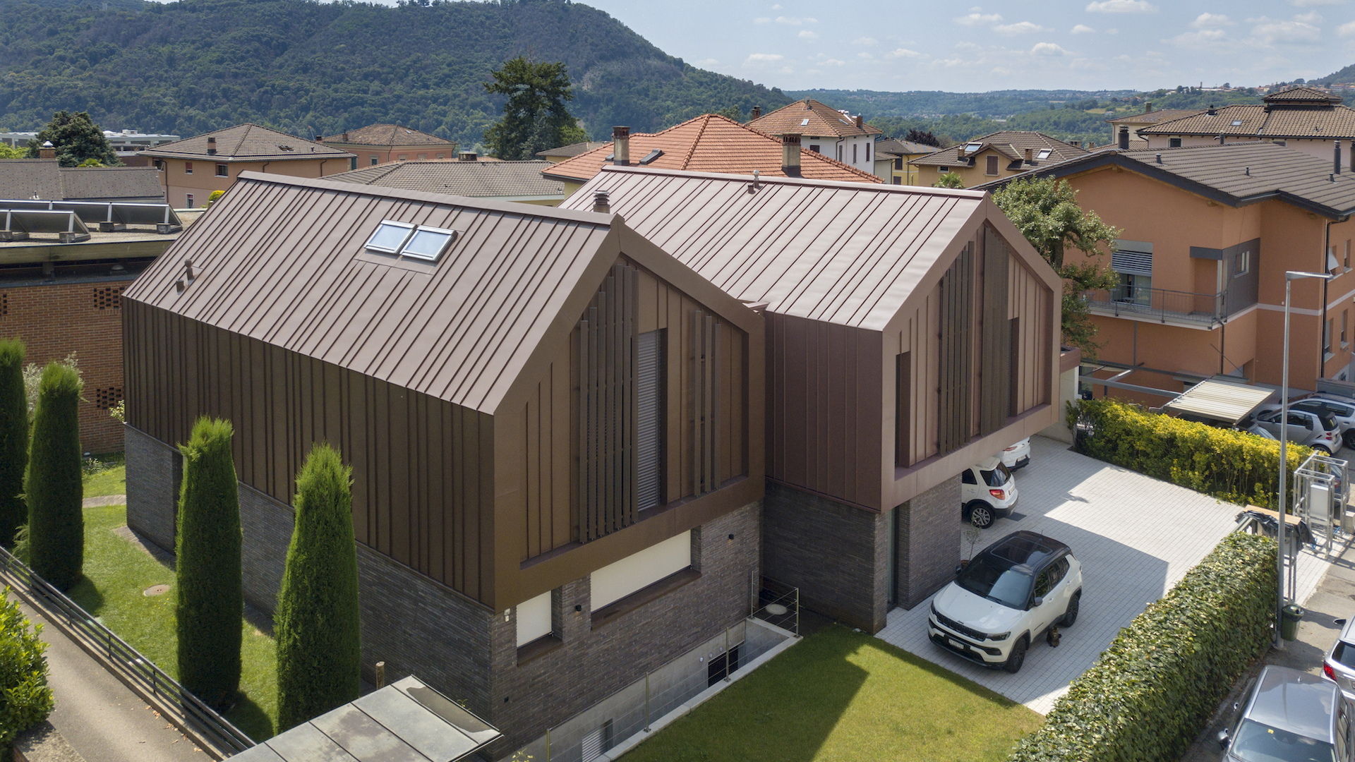 VMZINC zink dak gevel - zinc toit façade